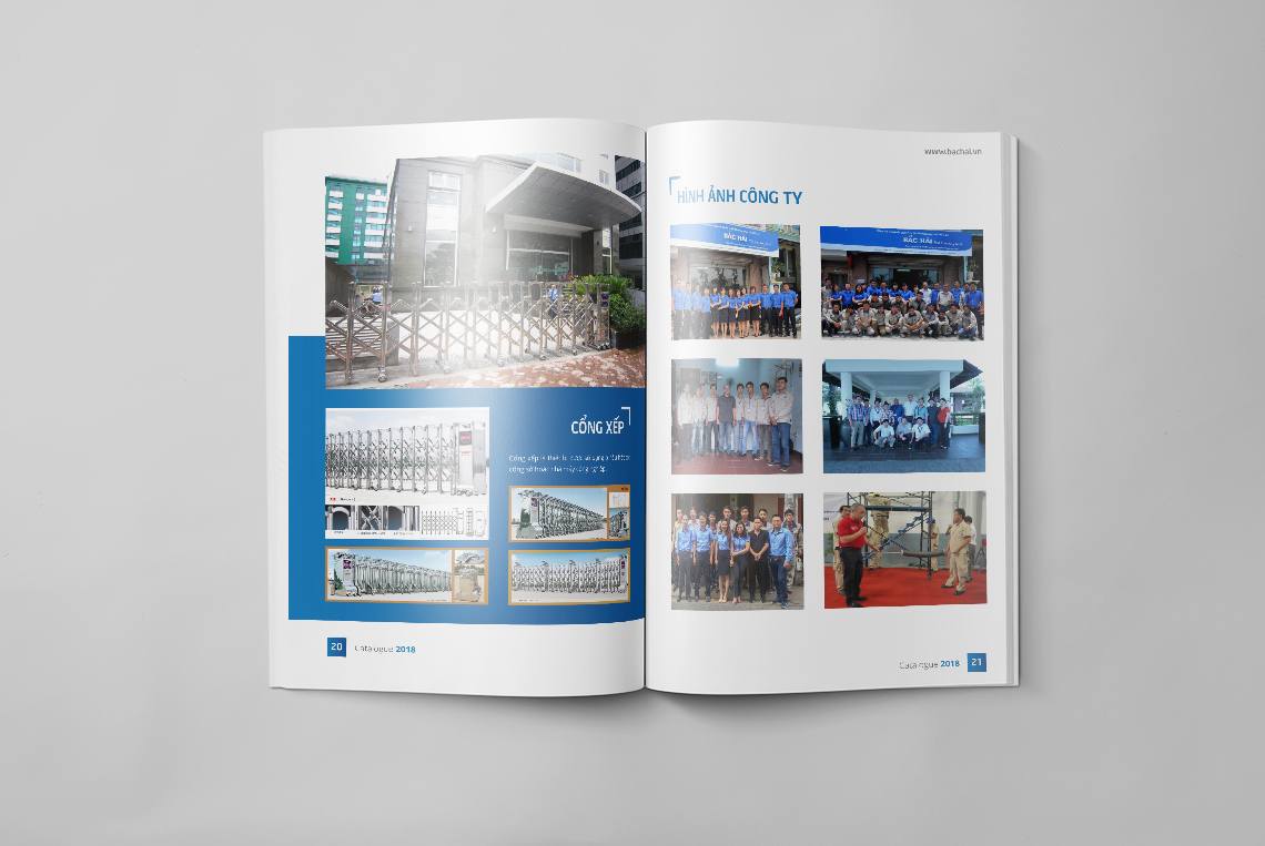 Bắc Hải - Thiết kế catalogue công ty Bắc Hải